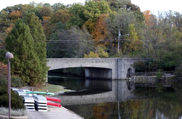 istock Stone Bridge of the Park 1072459936