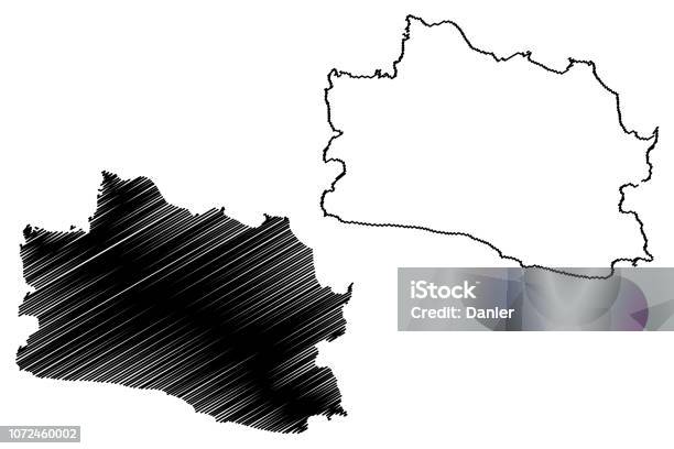 West Java Map Vector Stock Illustration - Download Image Now - Abstract ...