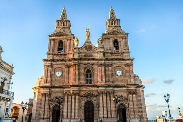 istock Low Angle View Of Cathedral In Mdina, Malta 1072463356