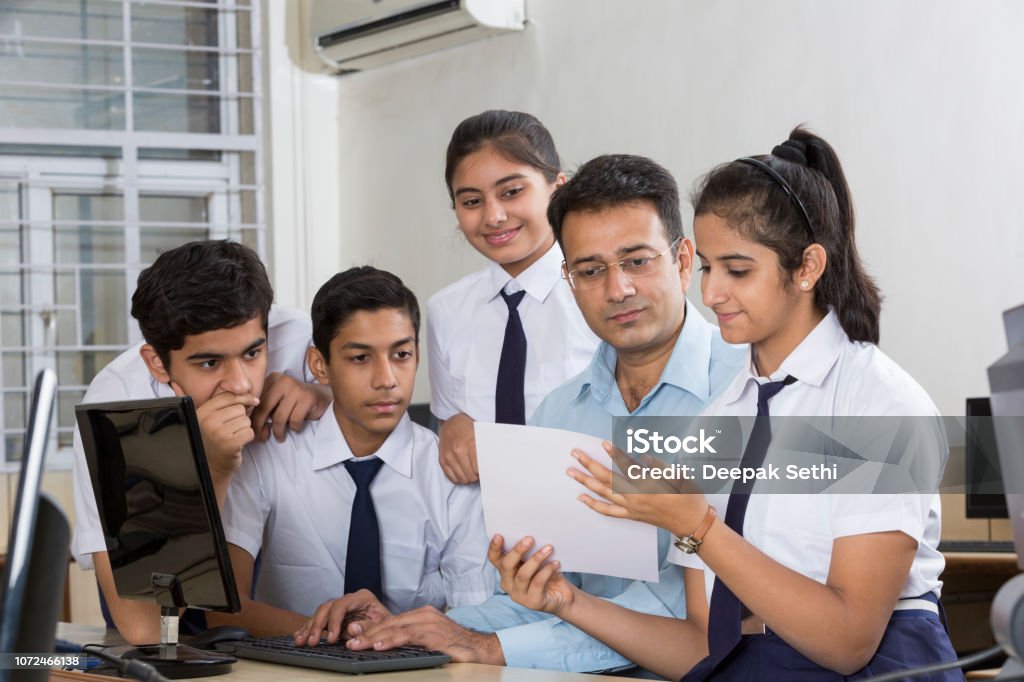 Single Students Learning Computer Students Learning Computer Programming Stock Image Stock Photo ...