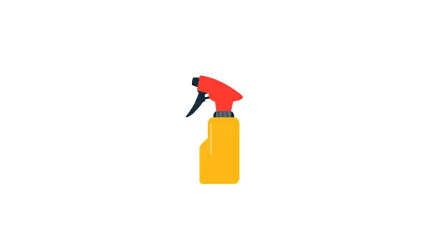 Vector illustration of Spray Bottle flat icon