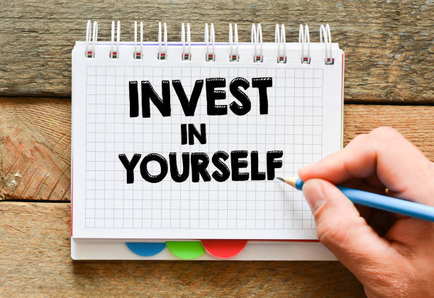 istock Invest in yourself text concept 1072497156