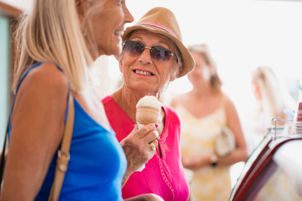istock Senior Women in an Ice Cream Store 1072497864