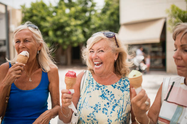 istock Friends Enjoying Ice Cream 1072497906