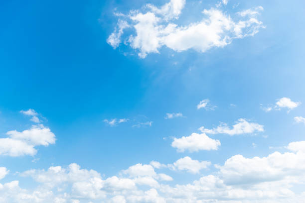 istock Blue sky with white clouds floating in the sky. 1072504770