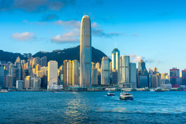 istock Victoria harbour,Hong Kong. 1072504878