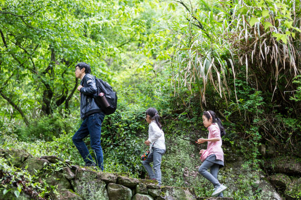 istock Family travelling in spring. 1072505958