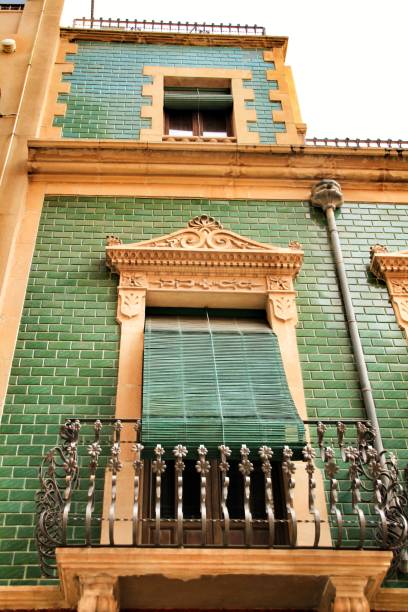 istock Old colorful and majestic facades in Elche 1072508188