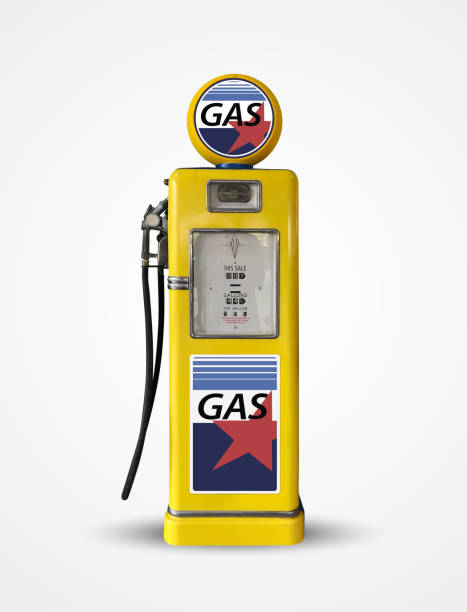 istock old vintage gasoline petrol pump isolated on plain background 1072515656