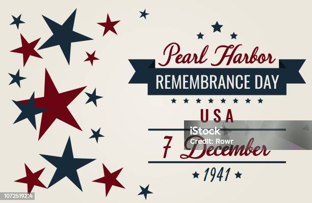 Pearl Harbor Stock Illustration - Download Image Now - Pearl Harbor Attack, Pearl Harbor, Remembrance Day