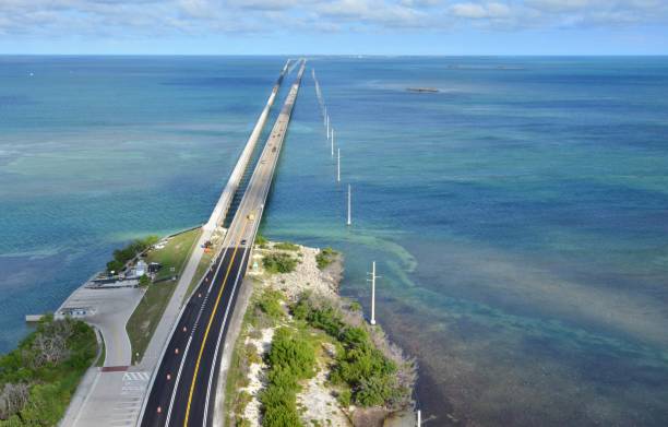 istock Looking at he Florida keys from a Helicopter 1072523022
