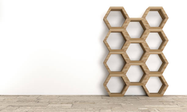 istock Bookshelf That can placing versatile with Beautiful Design,3D rendering 1072523124