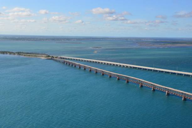 istock Looking at he Florida keys from a Helicopter 1072526370
