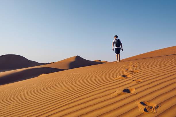 istock Tourist in desert 1072528788