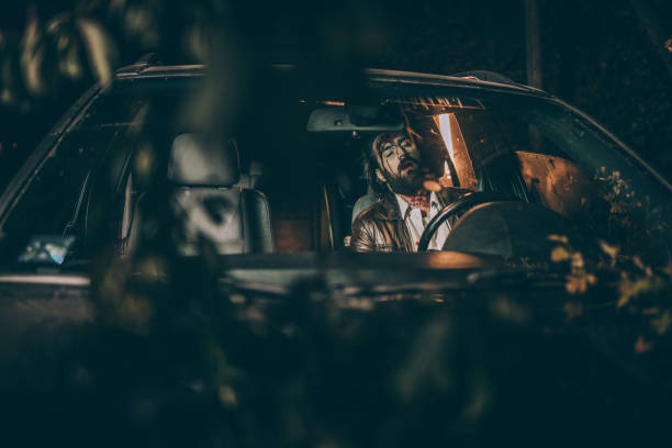 istock Man was in road accident 1072531646