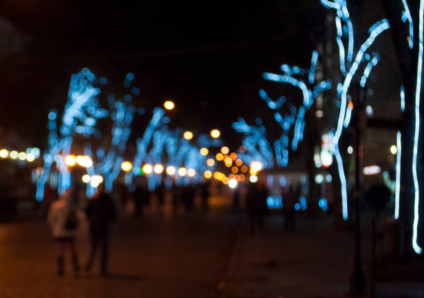 istock Blurry garland with little lights. Party concepts. 1072532544