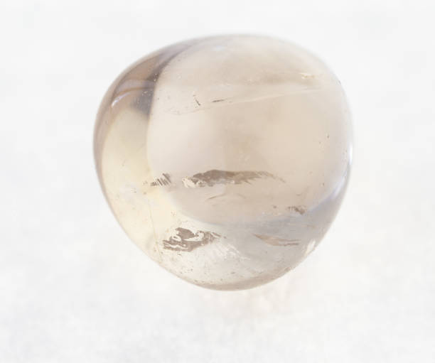 istock tumbled Smoky quartz gemstone on white 1072532874