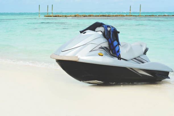 istock Water scooter on the beach 1072535178