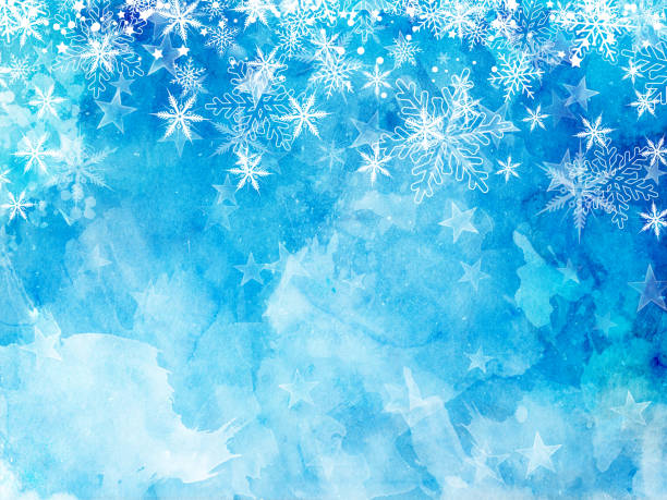 istock Christmas snowflakes and stars 1072540860