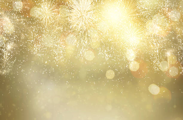 istock Fireworks and bokeh lights concept 1072547422