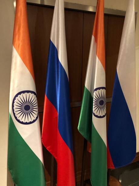 istock Flag,Russia,India,National 1072547986