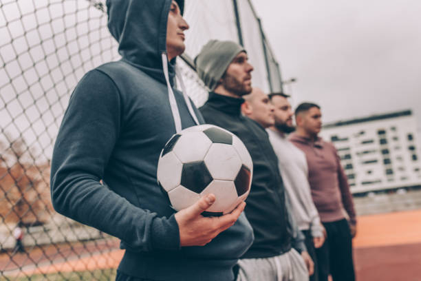 istock Street footbal players 1072548182