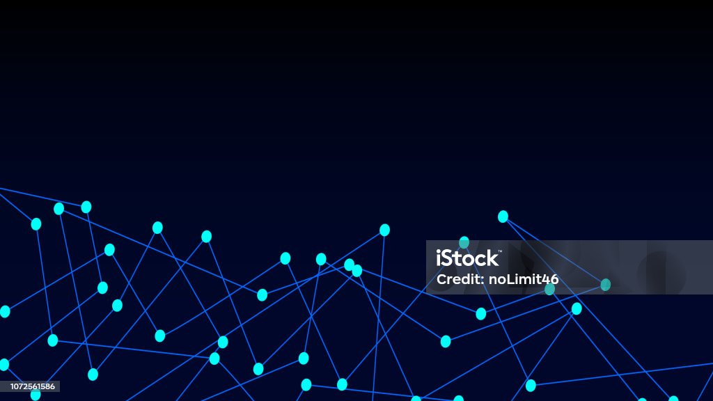 Abstract Connection Dots Digital Illustration Backdrop Stock ...