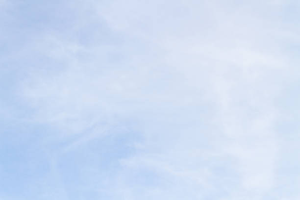 istock Blue sky with white porous clouds in summer 1072562948