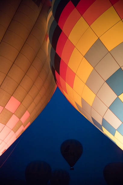 istock Balloons in Cappadocia preparing to fly 1072566196