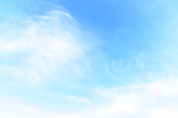 istock Blue sky with cloud in the morning. 1072567290