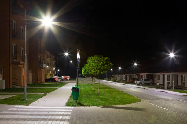 istock night street in quiet residential quarter 1072575000