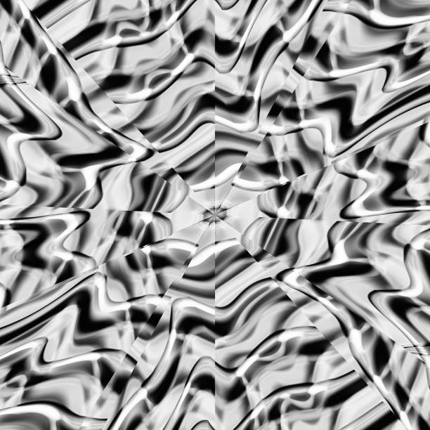 istock Black and White fractal. 1072577656