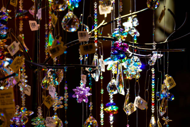 istock Costume jewelery with sparkles hanginging on rack 1072577866