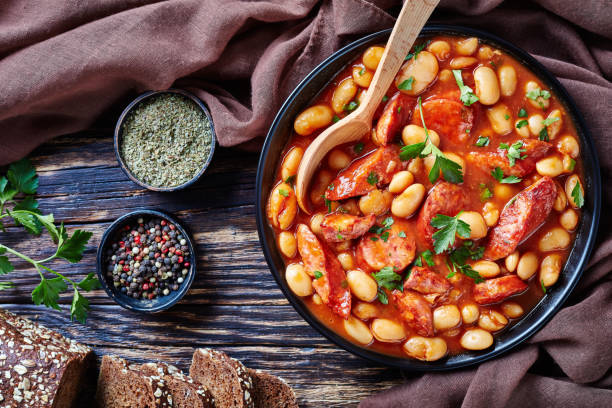 istock overhead view of hearty beans stew 1072585044
