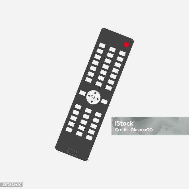 Vector Illustration Of A Remote Control Remote Triggering Device Icon Layers Grouped For Easy Editing Illustration For Your Design Stock Illustration - Download Image Now
