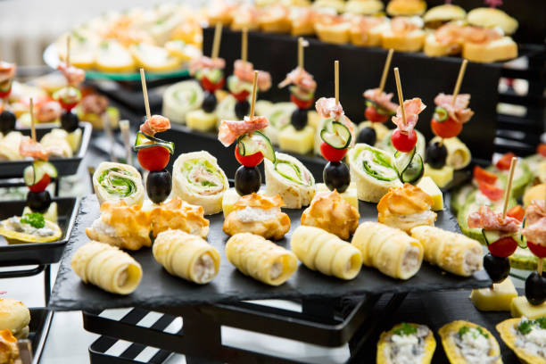 istock different types of catering canapes on buffet 1072596240
