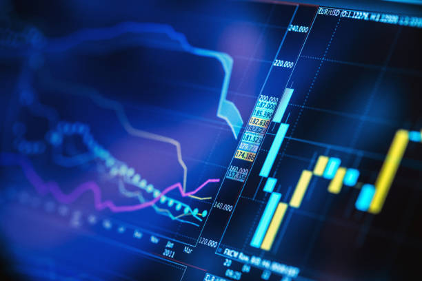 istock Trading market charts 1072596822