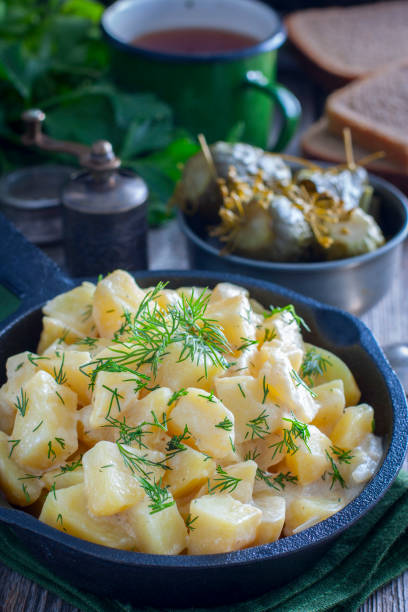 istock fresh potatoes cooked in sour cream, selective focus 1072599096