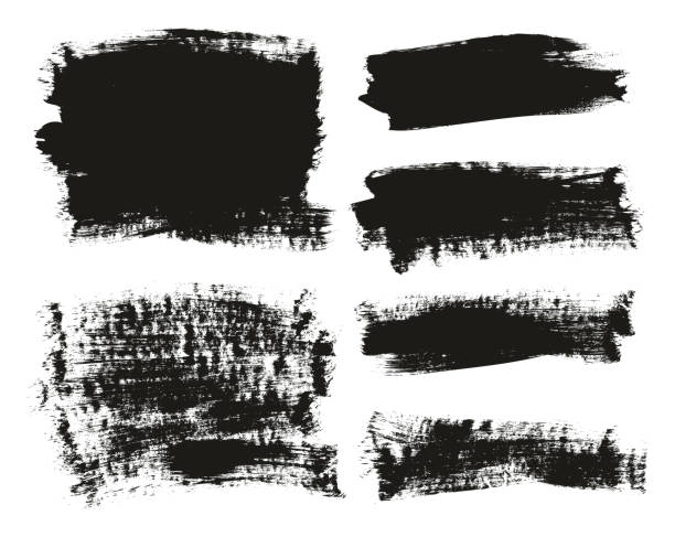istock Calligraphy Paint Brush Background Mix High Detail Abstract Vector Background Set 42 1072601338