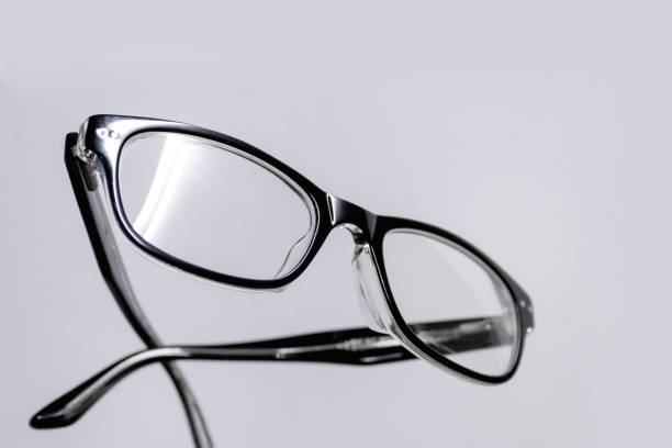 istock Black Eye Glasses Isolated on blank background 1072605288