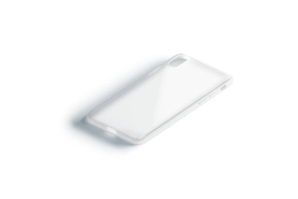 istock Blank transparent phone case mockup, isolated, side view 1072606006