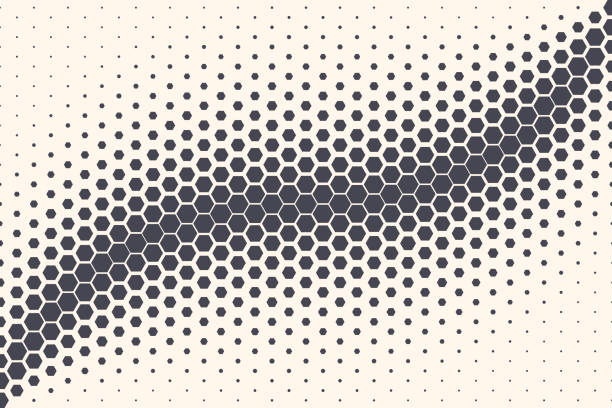 ilustrações, clipart, desenhos animados e ícones de hexágono de fundo abstrato tecnologia vector - comb abstract black clean