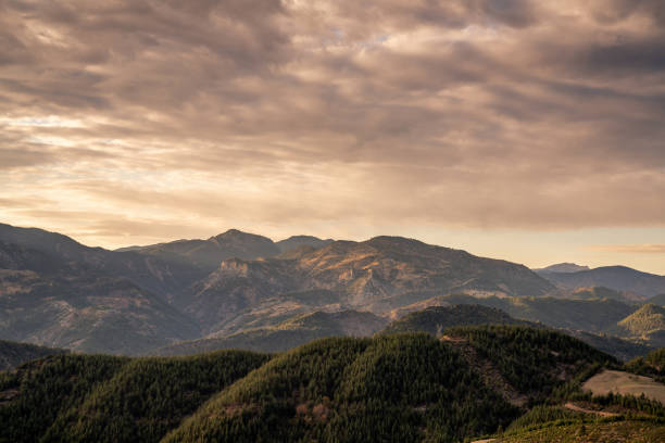 istock Majestic sunset in the mountains landscape. Dramatic sky. 1072619500