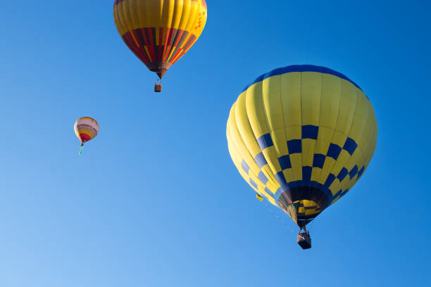 istock Hot air balloons in the sky 1072633986