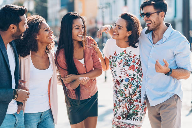 istock Group of friends hanging out together 1072634048