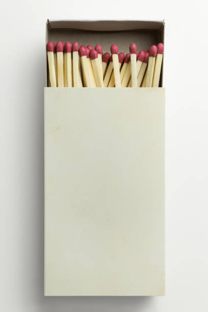 istock Close-up of matchbox, isolated on white background 1072652110