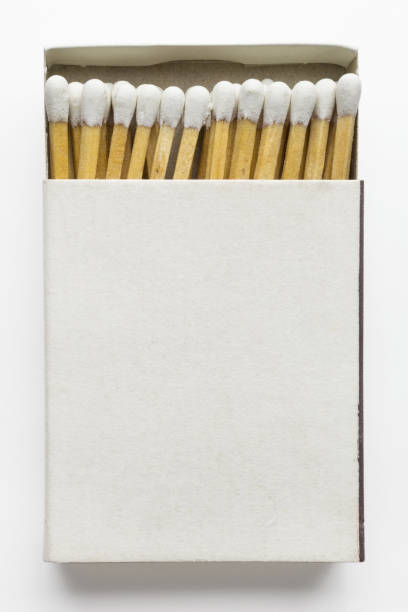 istock Close-up of matchbox, isolated on white background 1072652622