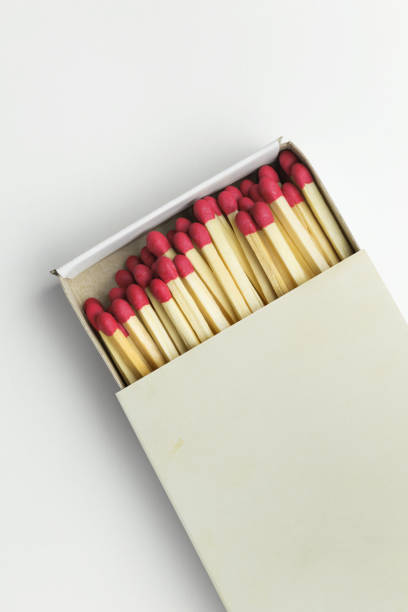 istock Close-up of matchbox, isolated on white background 1072653906