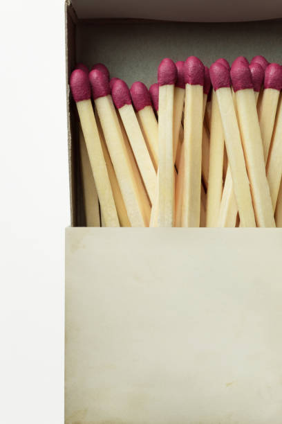 istock Close-up of matchbox, isolated on white background 1072654066