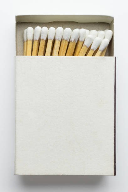 istock Close-up of matchbox, isolated on white background 1072654332